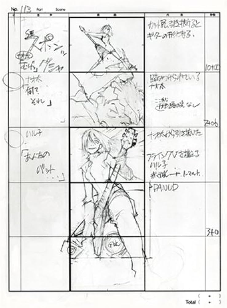 Amazon.co.jp: フリクリ画コンテ集 : 本