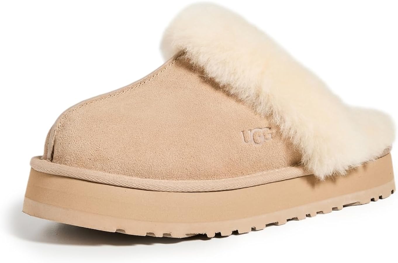 Amazon | UGG レディース ディスケットスリッパ, サンド (Sand), 8 US