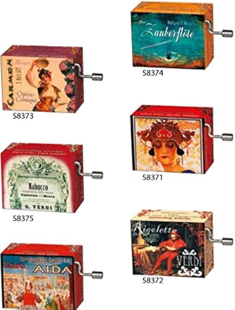 Amazon.com: Hand Crank Music Boxes - Opera Collection by Fridolin