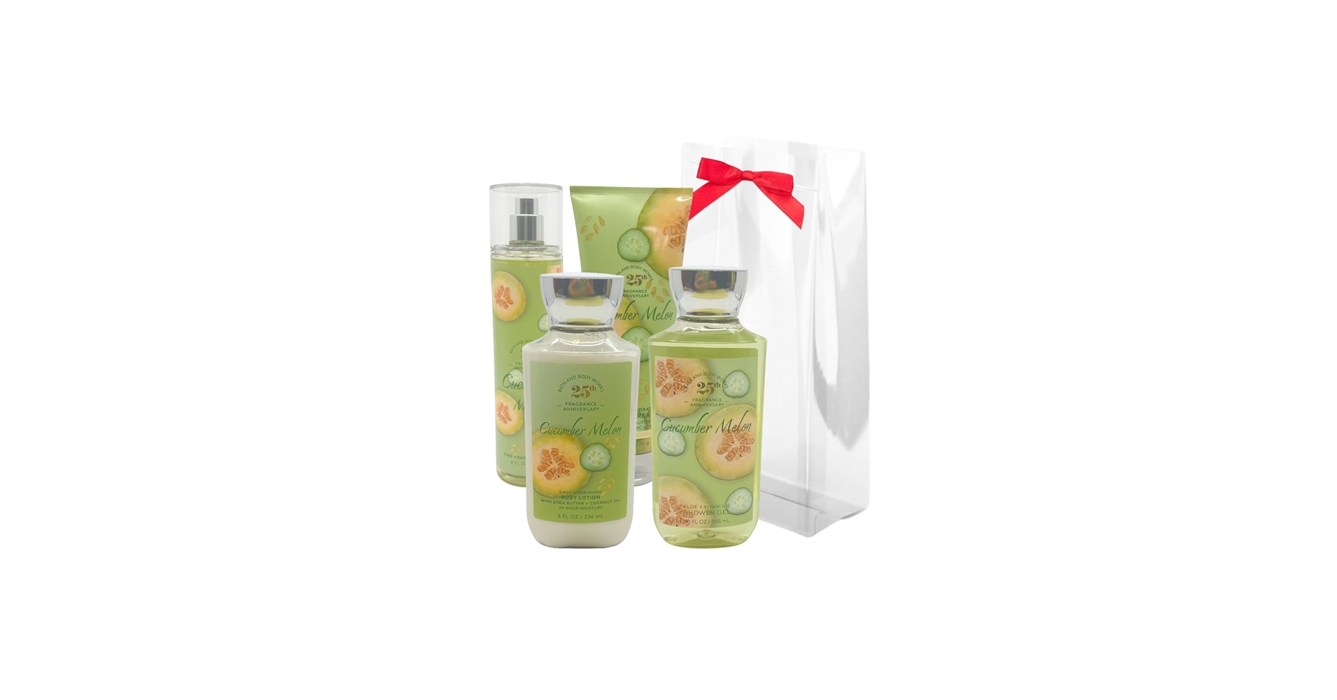 Amazon.com : Bath & Body Works CUCUMBER MELON 4-piece Gift Set