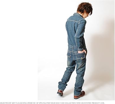 Amazon.co.jp: アケリコ (AKERICO) 2ndタイプ デニム オールインワン