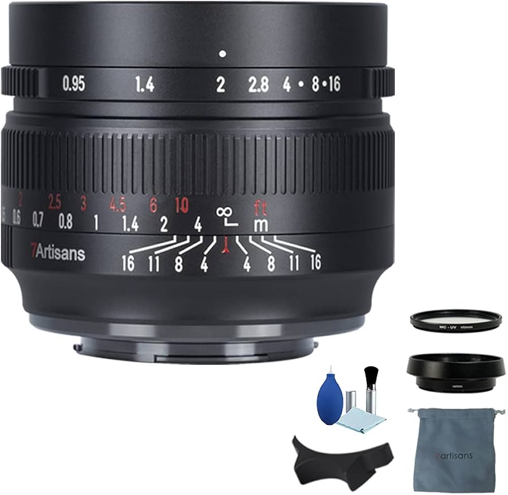 Amazon.co.jp: 7artisans 50mm F0.95 APS-C カメラ レンズ ソニーE