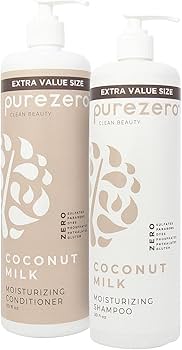 Amazon.com : Purezero 20 Oz Value Pack Coconut Milk Shampoo