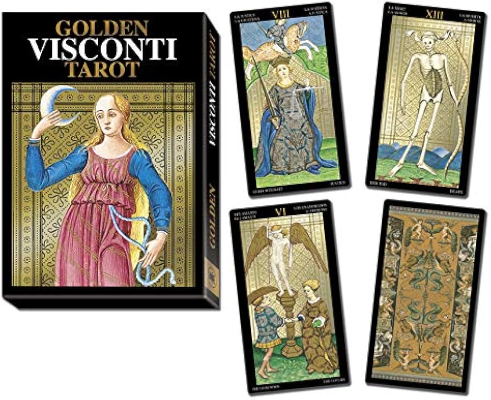 Golden Visconti Tarot Grand Trumps: Lo Scarabeo: 9780738749839