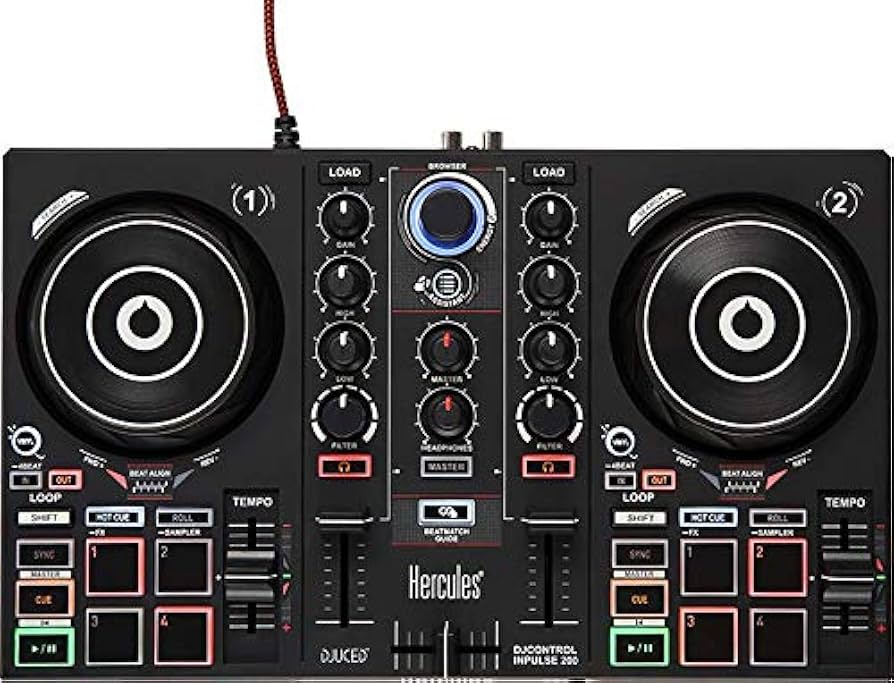 Amazon.com: Hercules DJControl Inpulse 200 – Controlador DJ con