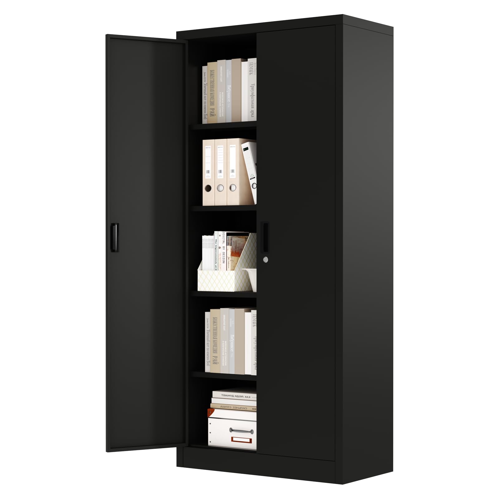 Amazon.co.jp: ガービーライフ（GarveeLife）スチール書庫 鍵付き書庫