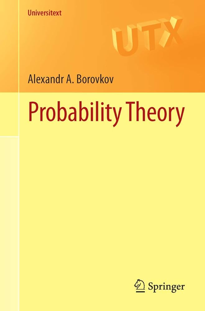 Amazon.com: Probability Theory (Universitext): 9781447152002