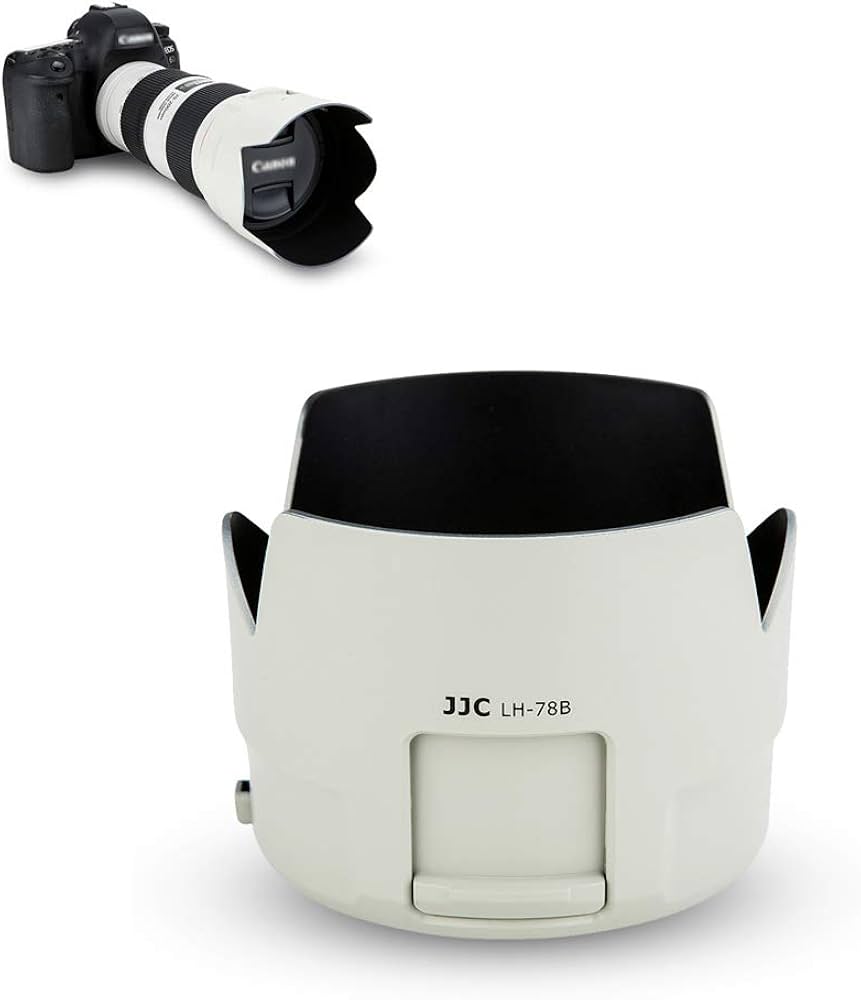 Amazon | ホワイトレンズフードシェード Canon EF 70-200mm f/4L is II