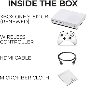 Amazon.com: Zeust Xbox One S 512GB Console Bundle - Includes the