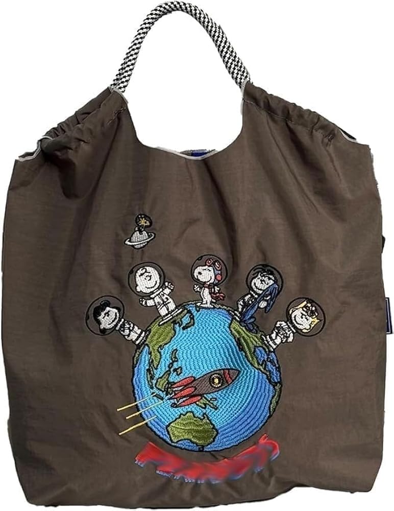 Amazon | [Franc] ボールアンドチェーン バッグ 刺繍 スヌーピー エコ