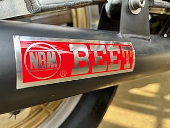 Amazon.co.jp: 耐熱 ステッカー BEET NBM ビート Z1 Z2 マフラー 集合