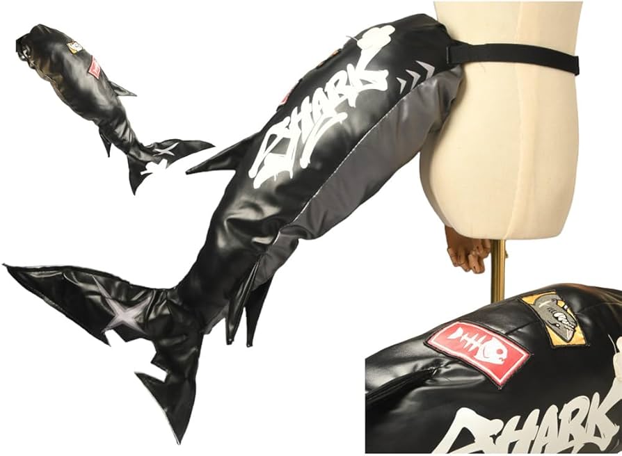 Amazon.co.jp: Monenjoy コスプレ道具 エレン・ジョー サメ 尻尾 85cm