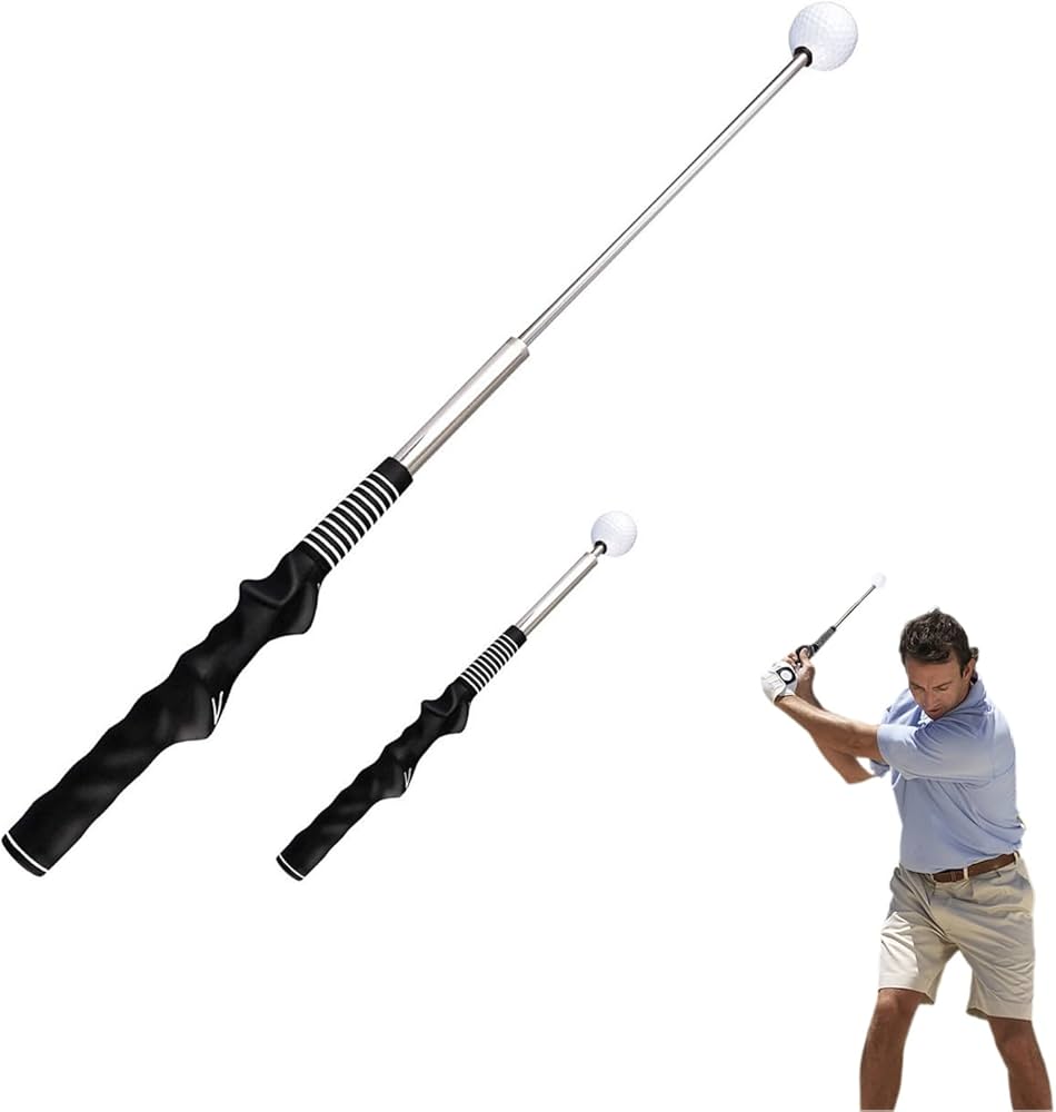 Amazon | 【Outop】伸縮式ゴルフスイング練習器 みんなのゴルフ ゴルフ