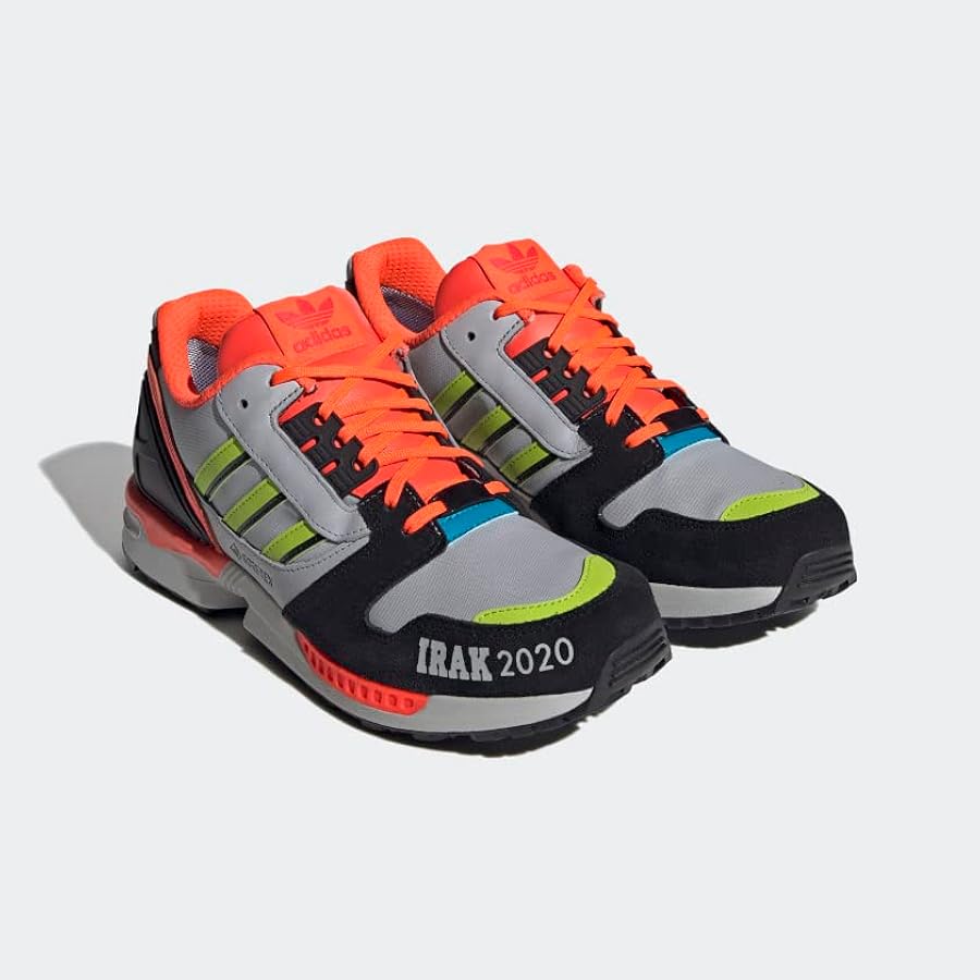 adidas ZX 8000 Irak Scarpe Uomo, Chiaro Onix/Semi Solare Slime/Re