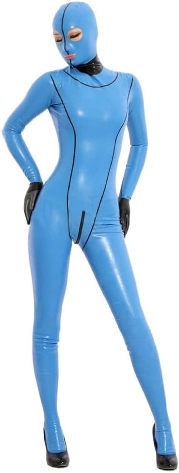 Amazon.co.jp: ラテックススーツラバー全身キャットスーツスーツライト