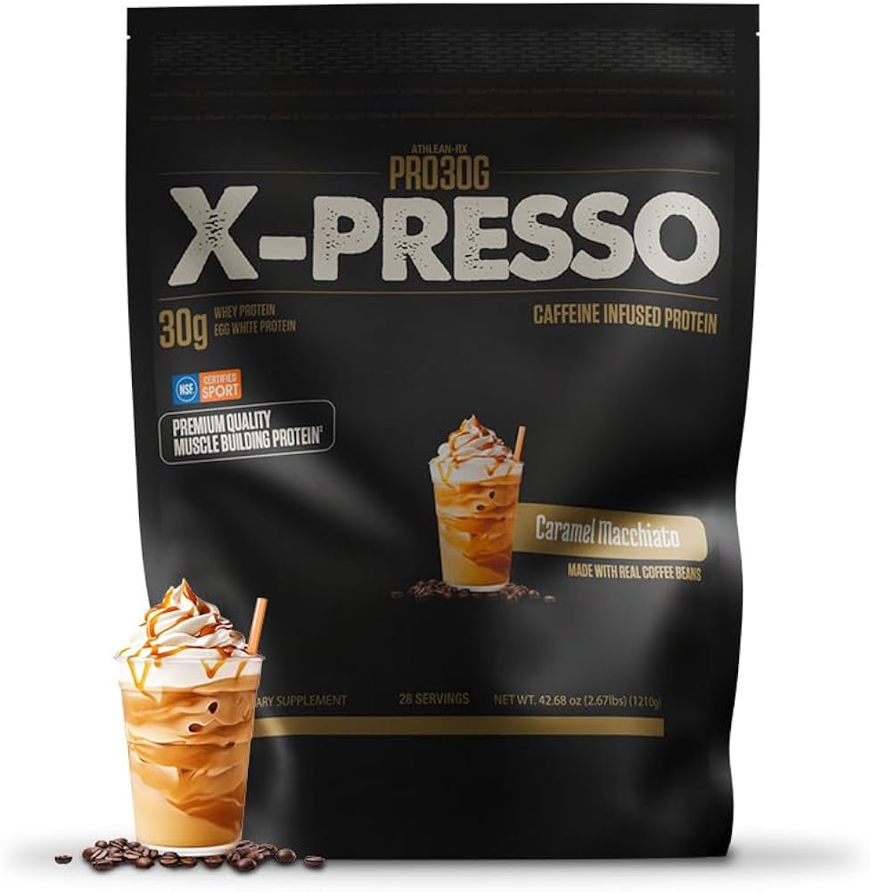 Amazon.com: ATHLEAN-X PRO-30G, Xpresso Premium Caffeinated Protein