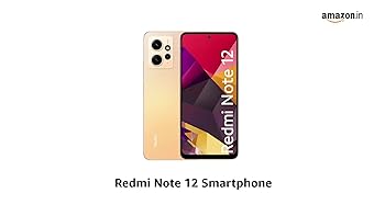Redmi Note 12 (Sunrise Gold, 6GB RAM, 128GB Storage) : Amazon.in