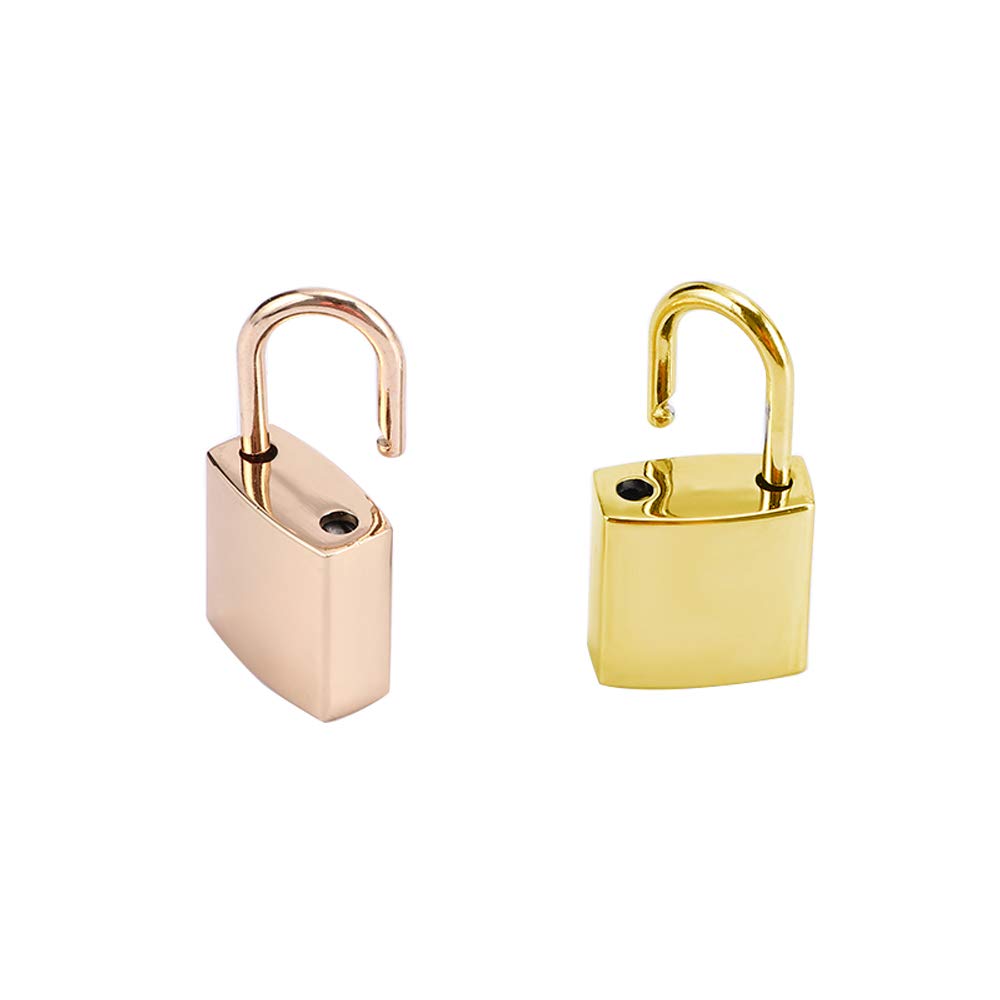 Mini Metal Lock - Zinc Replacement Pad-Lock with Keys, Mirror