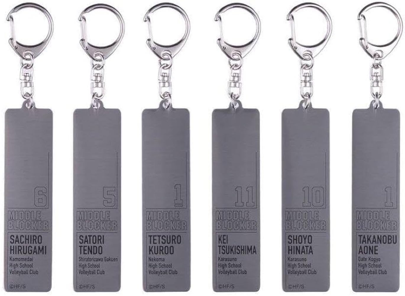 Amazon.co.jp: ハイキュー!!メタルキーホルダーコレクションプレー