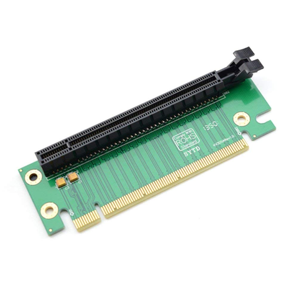 Amazon.co.jp: PCI-Express 16xライザーカード90度直角4cmアダプタ