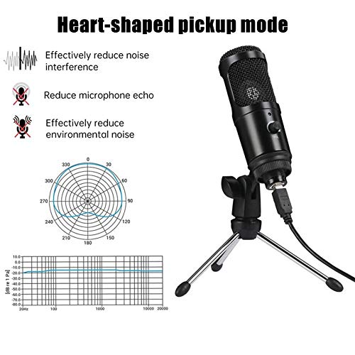 Amazon.co.jp: USB マイク プロフェッショナル コンデンサー マイク PC