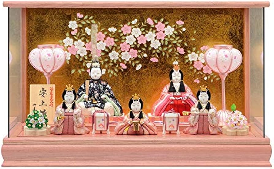 一秀 安土雛 五人飾り ケース入り 16号 【公式通販】