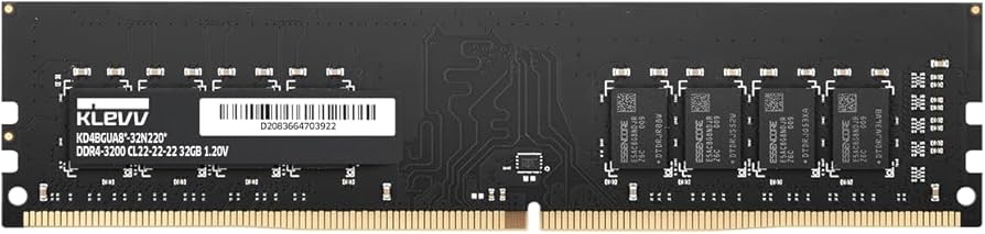 KLEVV DDR4 32GB (1x32GB) 3200MHz CL22 1.2V UDIMM Desktop Ram