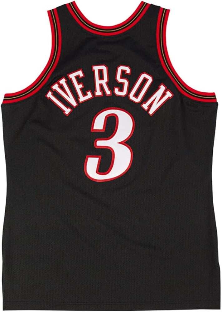 Amazon.com: Allen Iverson Philadelphia 76ers 1997-98 Men's Black