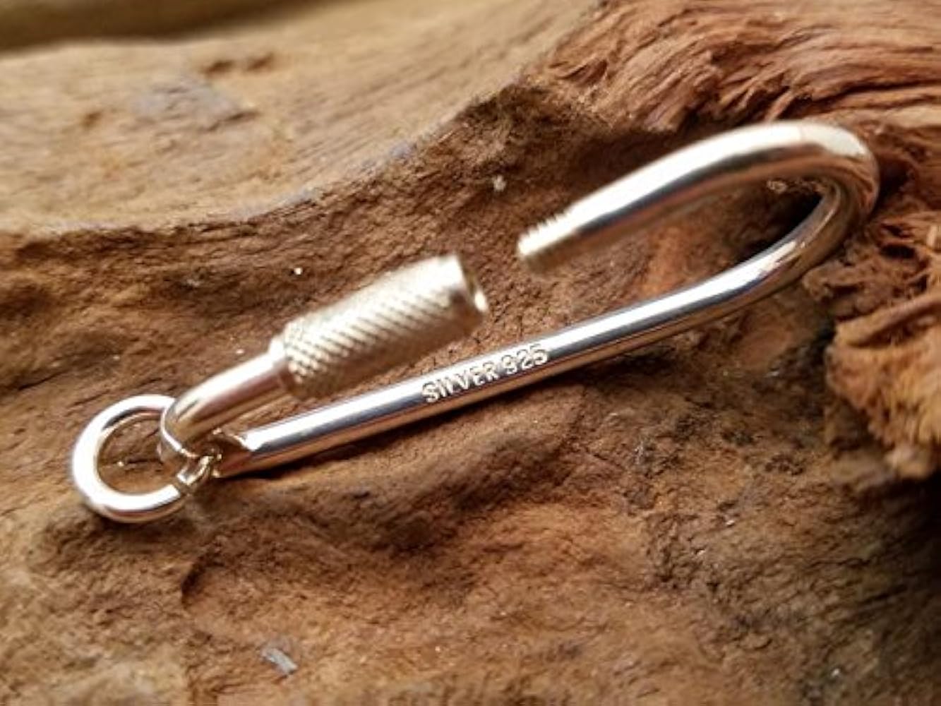 Amazon.co.jp: svp22/純銀キーリング丸型silver925キーホルダー