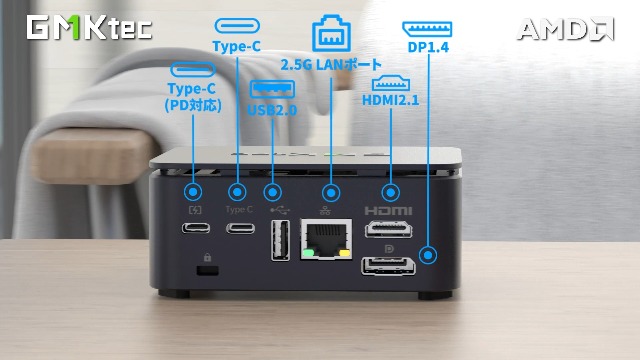 Amazon.co.jp: ミニ PC Ryzen 5 3500U搭載 N150/N97 より速い GMKtec