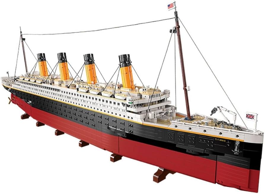 Amazon | Aeroorブロック 巨大客船 タイタニック号 互換性ブロック