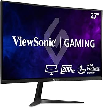 Amazon.com: ViewSonic VX2718-PC-MHD 27 Inch Curved 1080p 1ms 180Hz