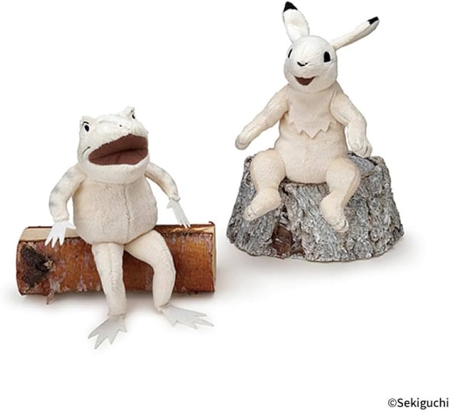 Amazon | セキグチ 鳥獣戯画 ぬいぐるみ かえる 812530 白 | はめこみ