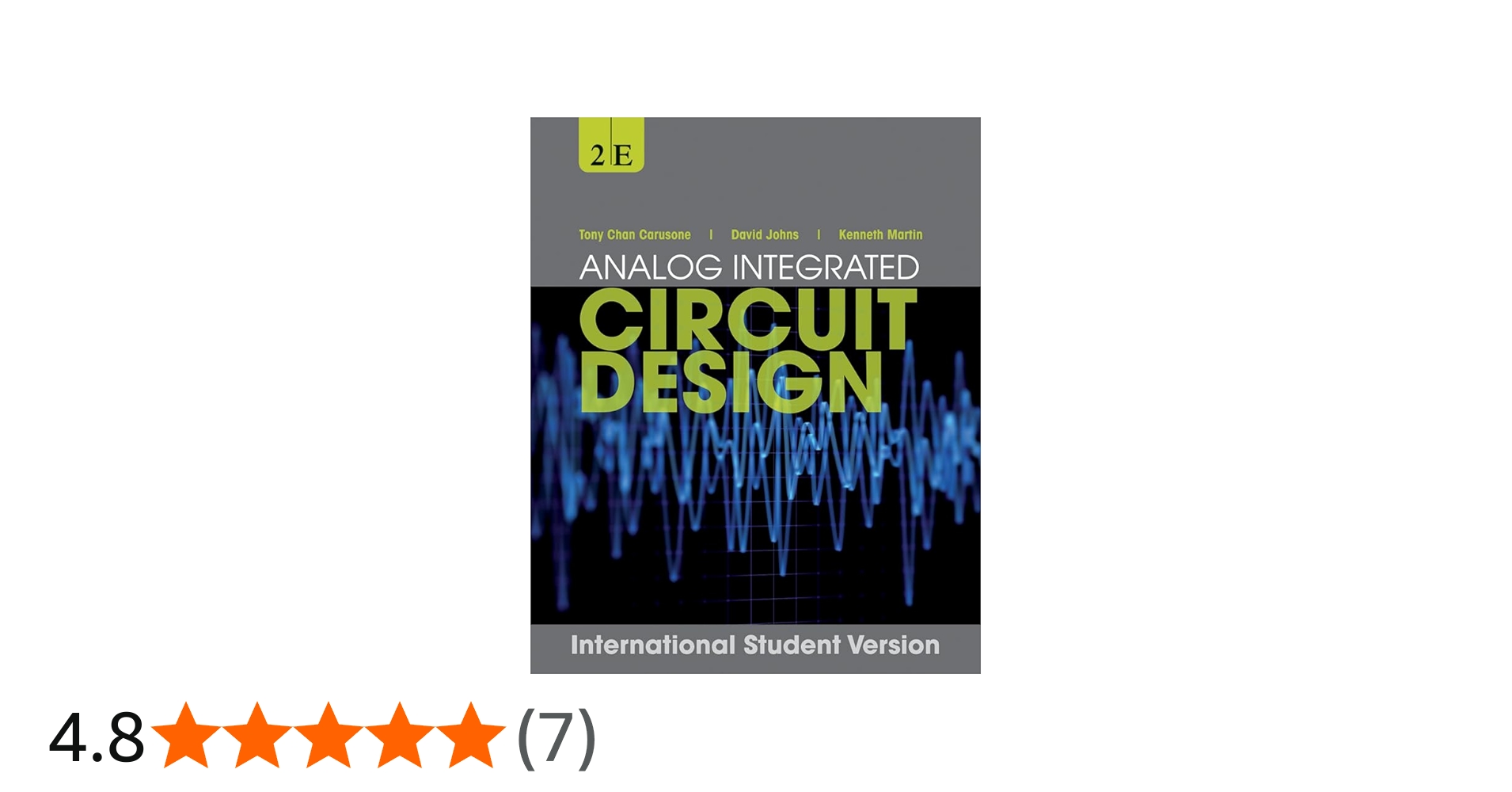 Amazon | Analog Integrated Circuit Design, International Student
