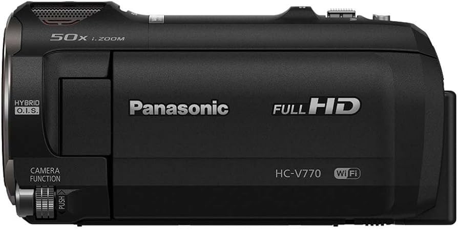 Panasonic Câmera de vídeo Full HD HC-V770, zoom óptico de 20x