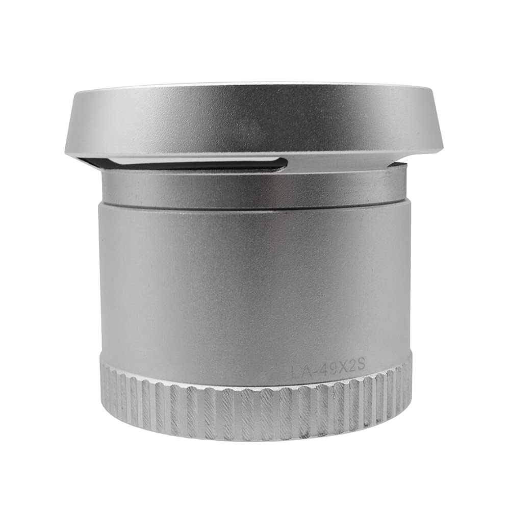 Amazon | LA-49X2Sフィルタアダプター管+49mmレンズフード（対象カメラ