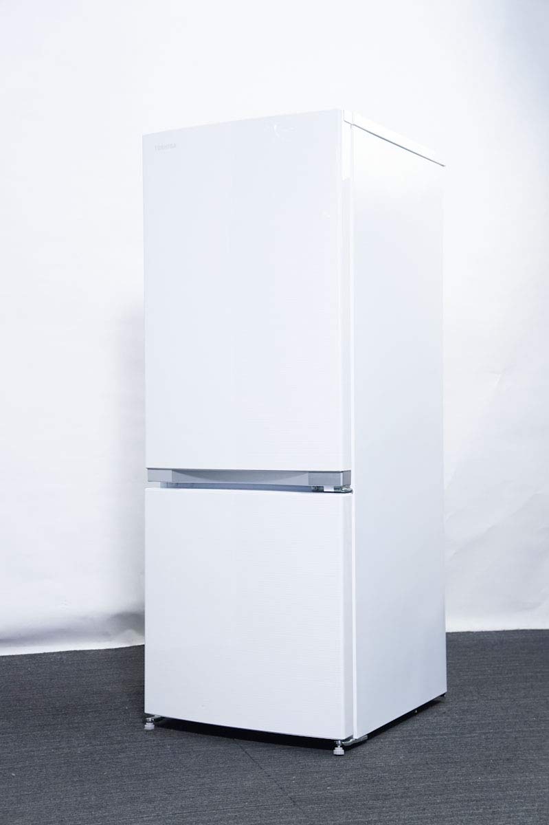 Amazon.co.jp: GR-M15BS-W(シェルホワイト) 2ドア冷蔵庫 右開き 153L