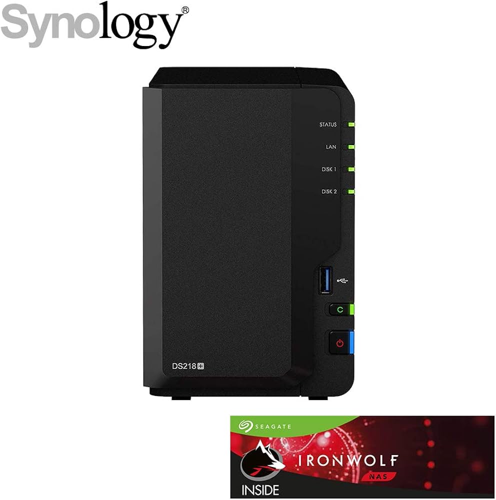 Synology DS218+ 6Go NAS 32To (2x 16To) Ironwolf : Amazon.fr