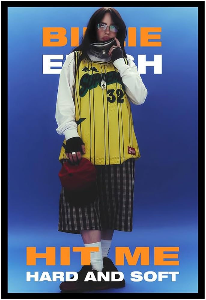 Billie Eilish Posters Hit Me Soft And Hard Music Album Cover