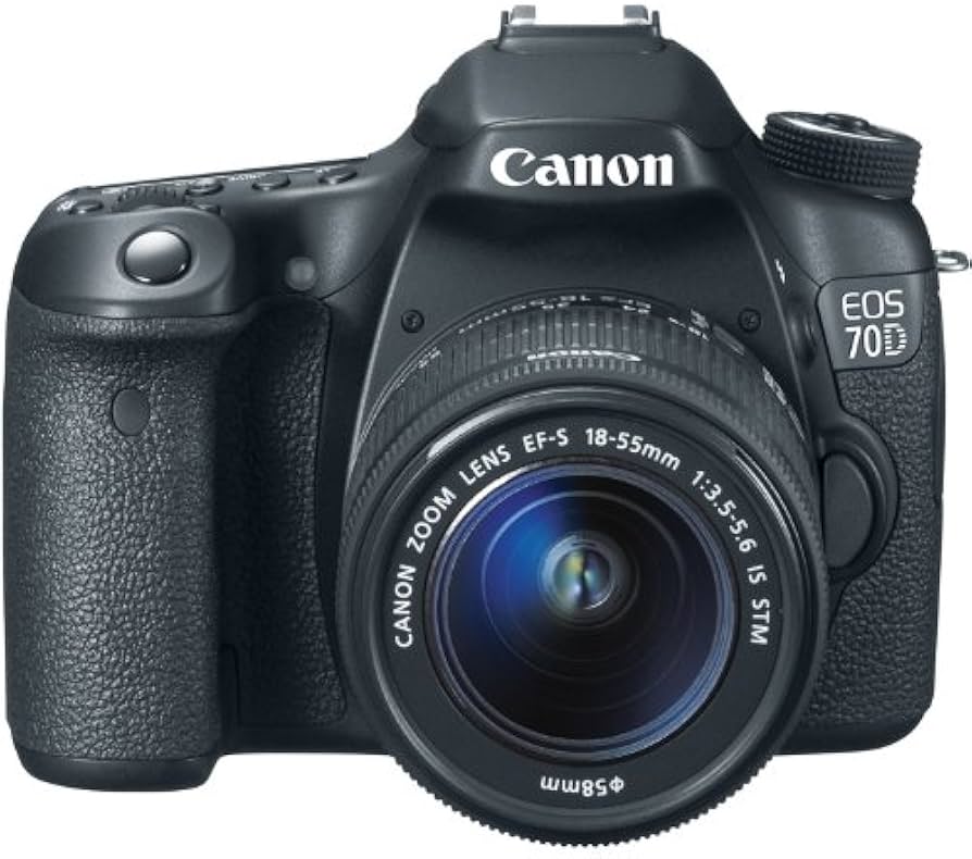 Amazon.com: Canon 佳能EOS 70D 數位單鏡反光相機18-55mm STM 鏡頭: 電子