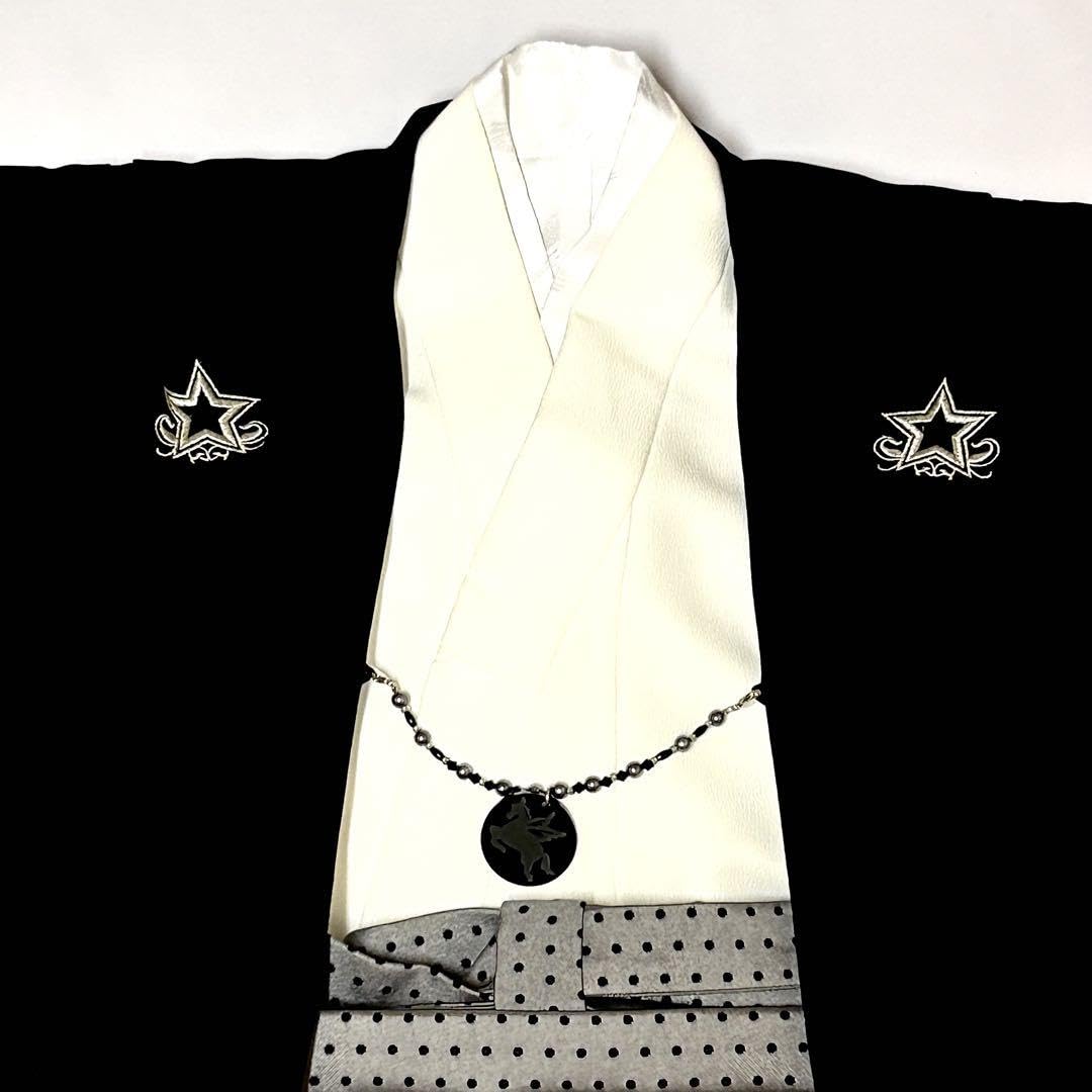 Amazon.co.jp: 81 七五三 5歳 男児 袴 10点セット ペガサス柄 益若