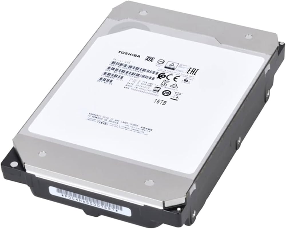 Amazon | 東芝 内蔵 HDD(茶箱) 16TB 国内正規品 5年保証 MG08ACA16TE