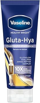 Amazon | Vaseline Gluta-Hya Serum Burst Lotion overnight radiance