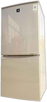 Amazon.co.jp: シャープ 137L 2ドア冷蔵庫（ゴールド系）SHARP