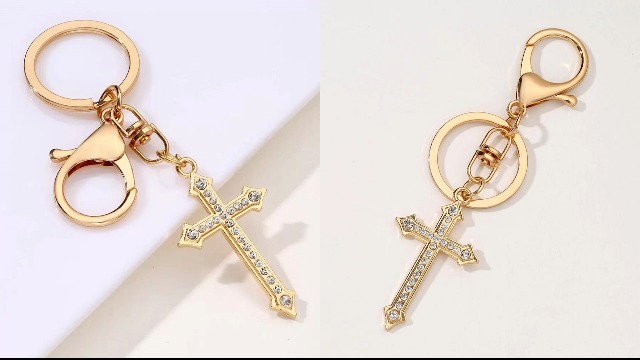 新品】Girls Don't Cry PATTERN キーリング ゴールド GIRLS DON'T CRY