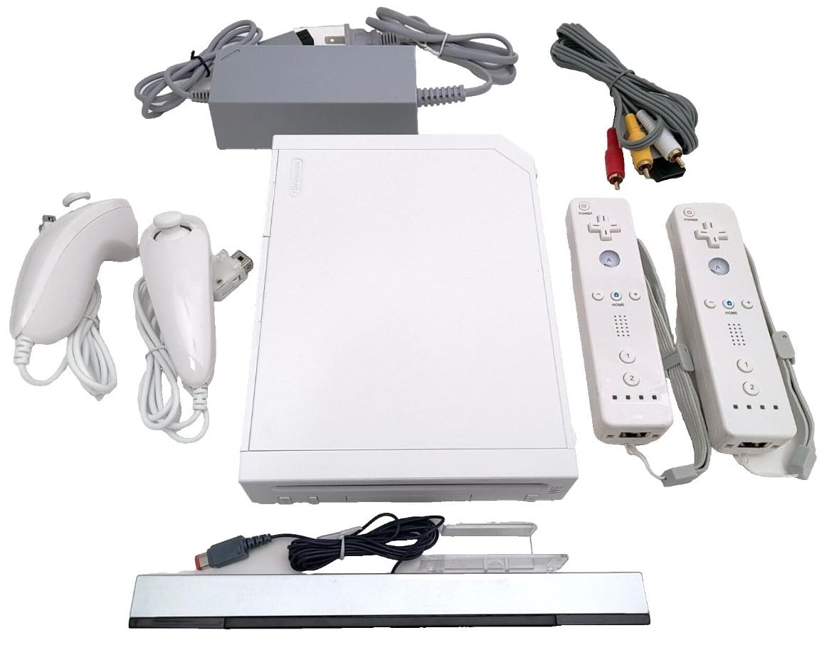 Amazon.com: Wii Nintendo Console Bundle – White RVL-001 System