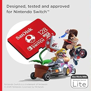 Amazon.com: SanDisk 128GB microSDXC Card Licensed for Nintendo