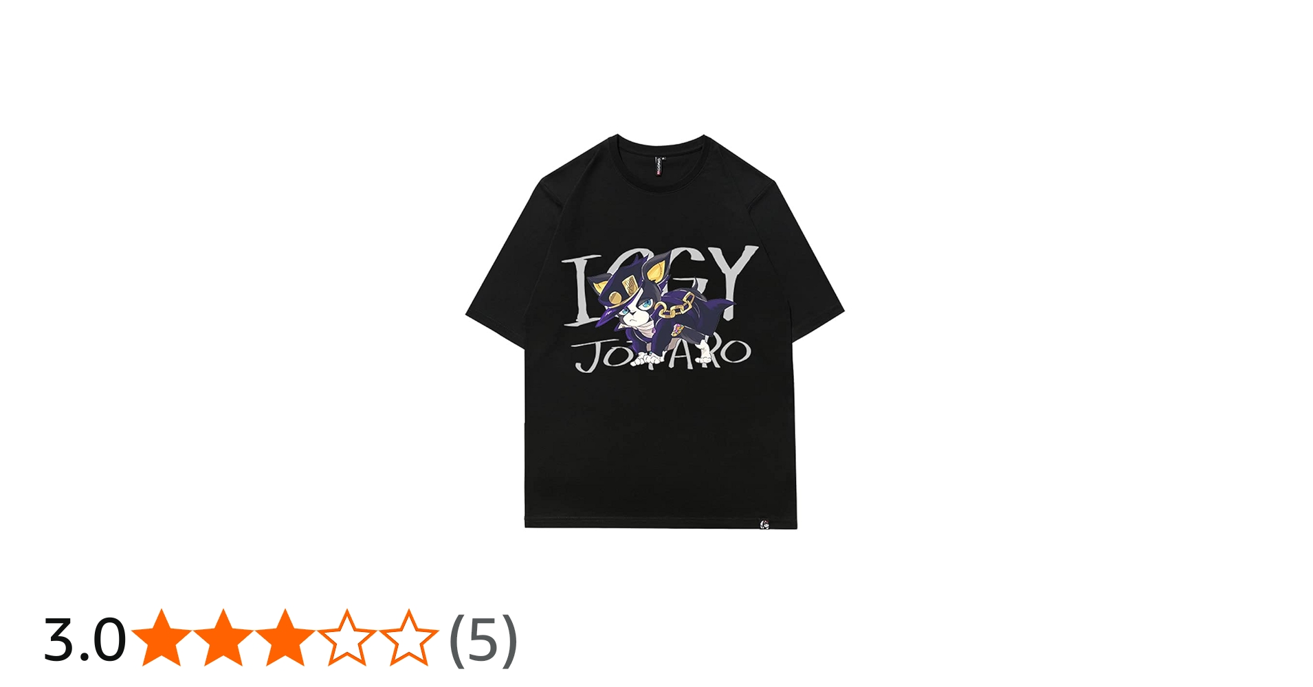 Amazon.co.jp: ジョジョの奇妙な冒険 Tシャツ イギー 半袖 夏服 肌着