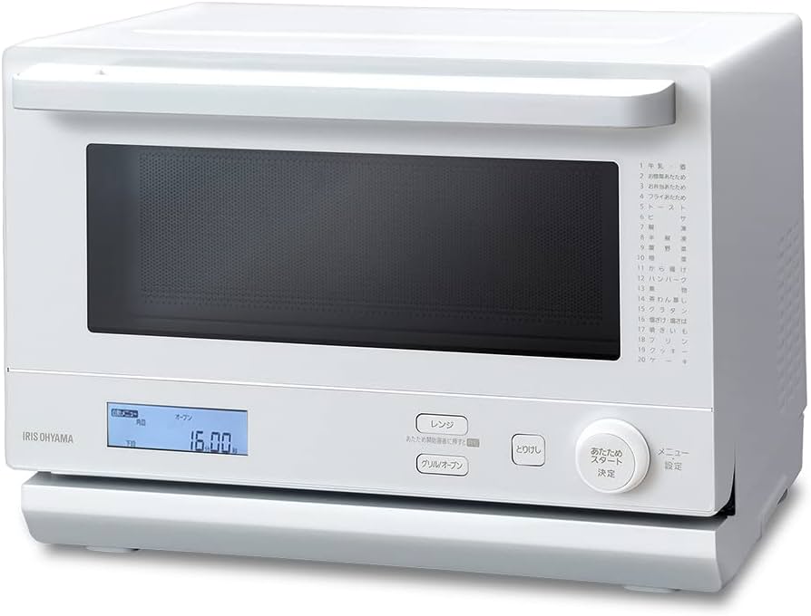 Amazon | アイリスオーヤマ スチームオーブンレンジ 18L フラット