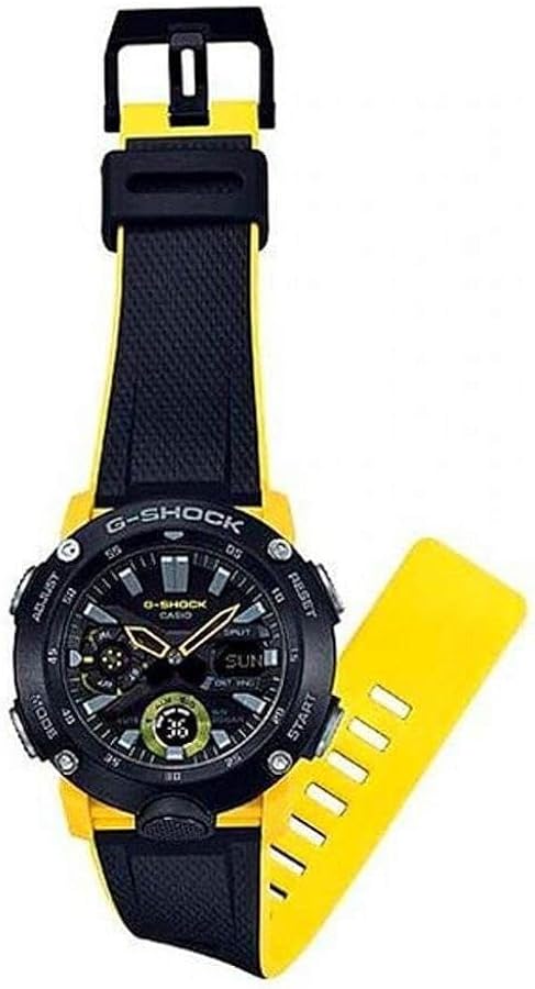 Casio G-Shock GA-2000-1A9 Carbon Core Guard Digital Analog Mens